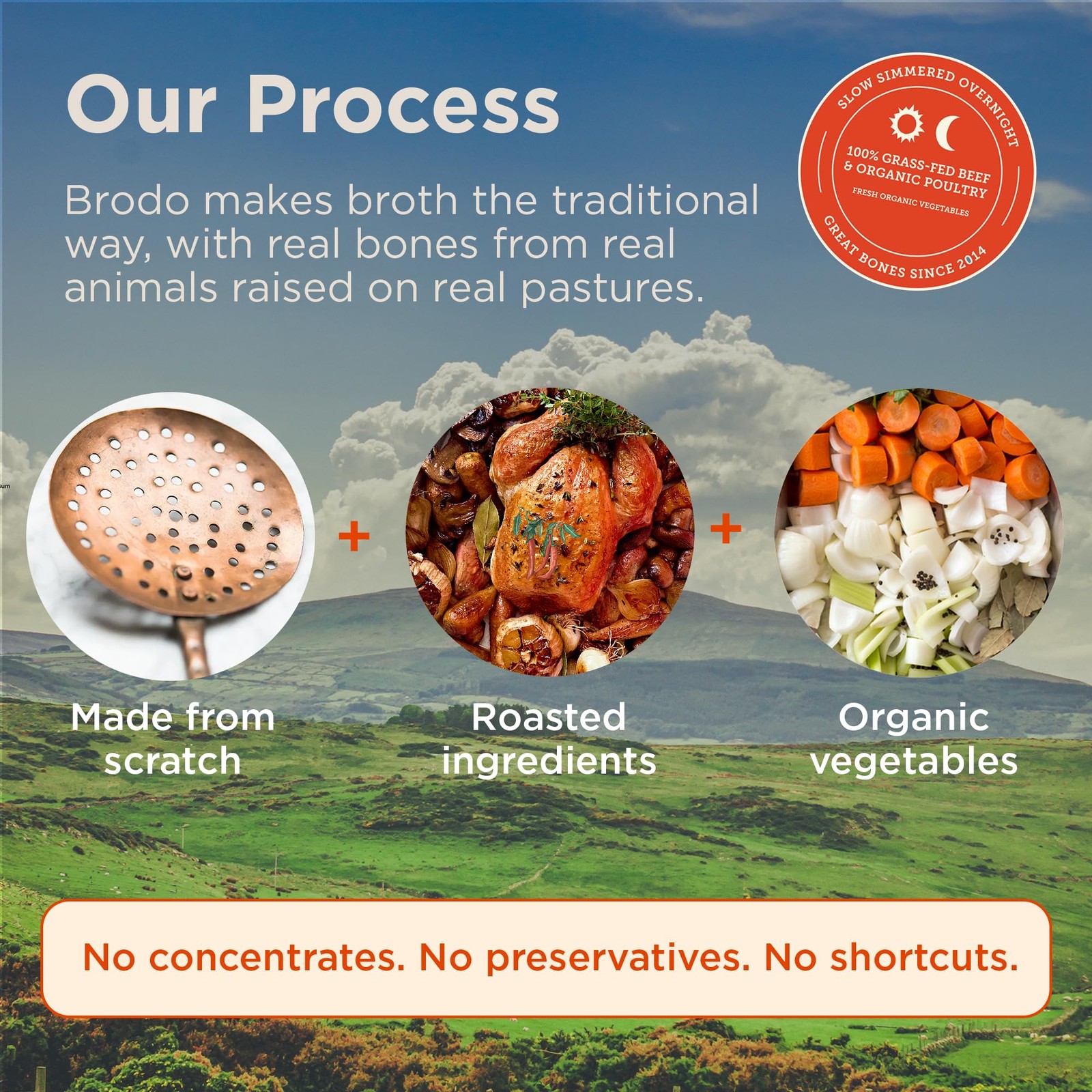 Organic Chicken Bone Broth – Nutrient Dense, Single Serve, No Concentrate, 6 …