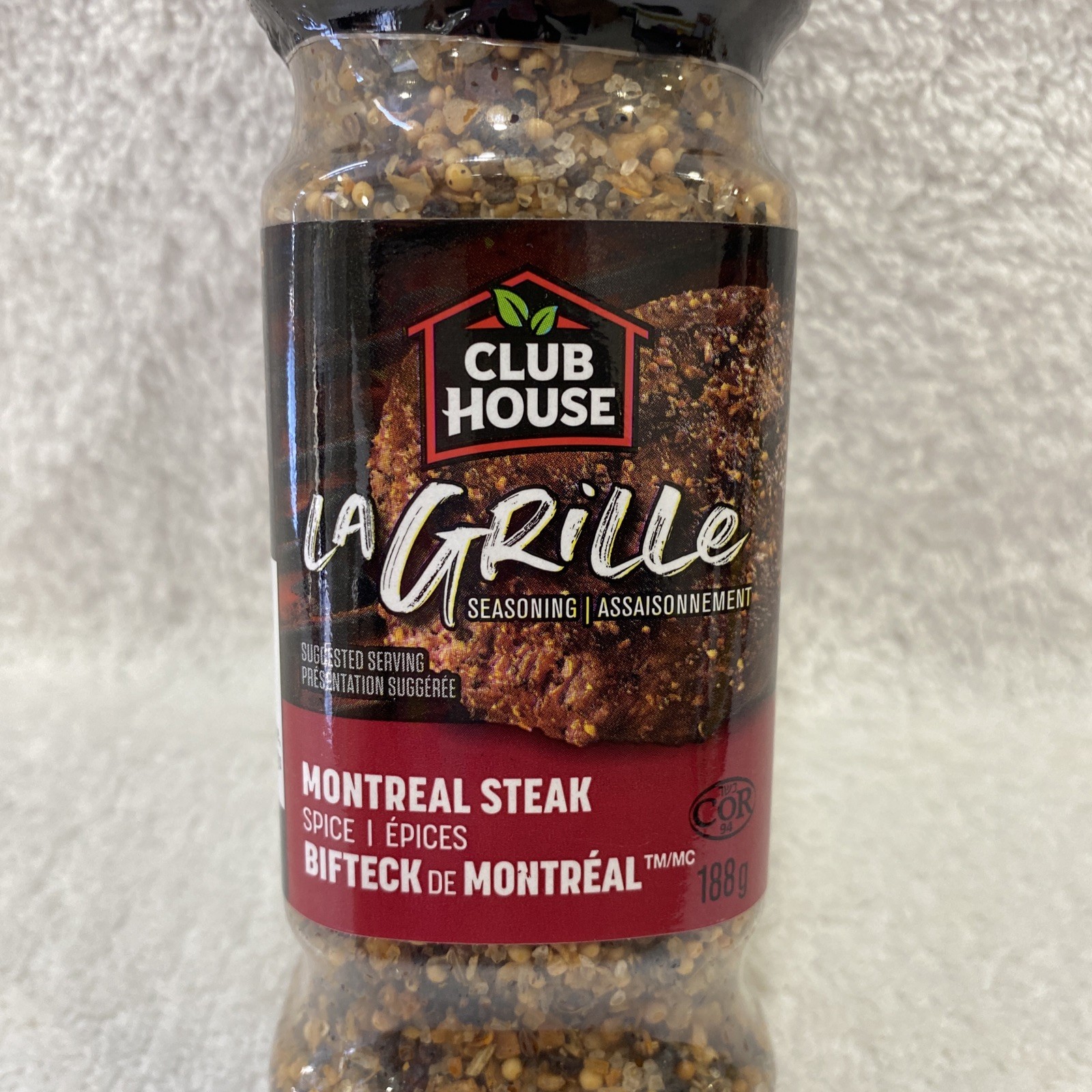 Club House La Grille Montreal Steak Spice 188g
