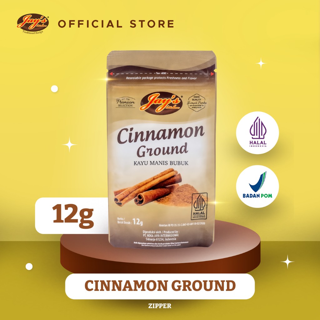 Cinnamon Ground Spice Powder 12g zipper pack dessert cooking