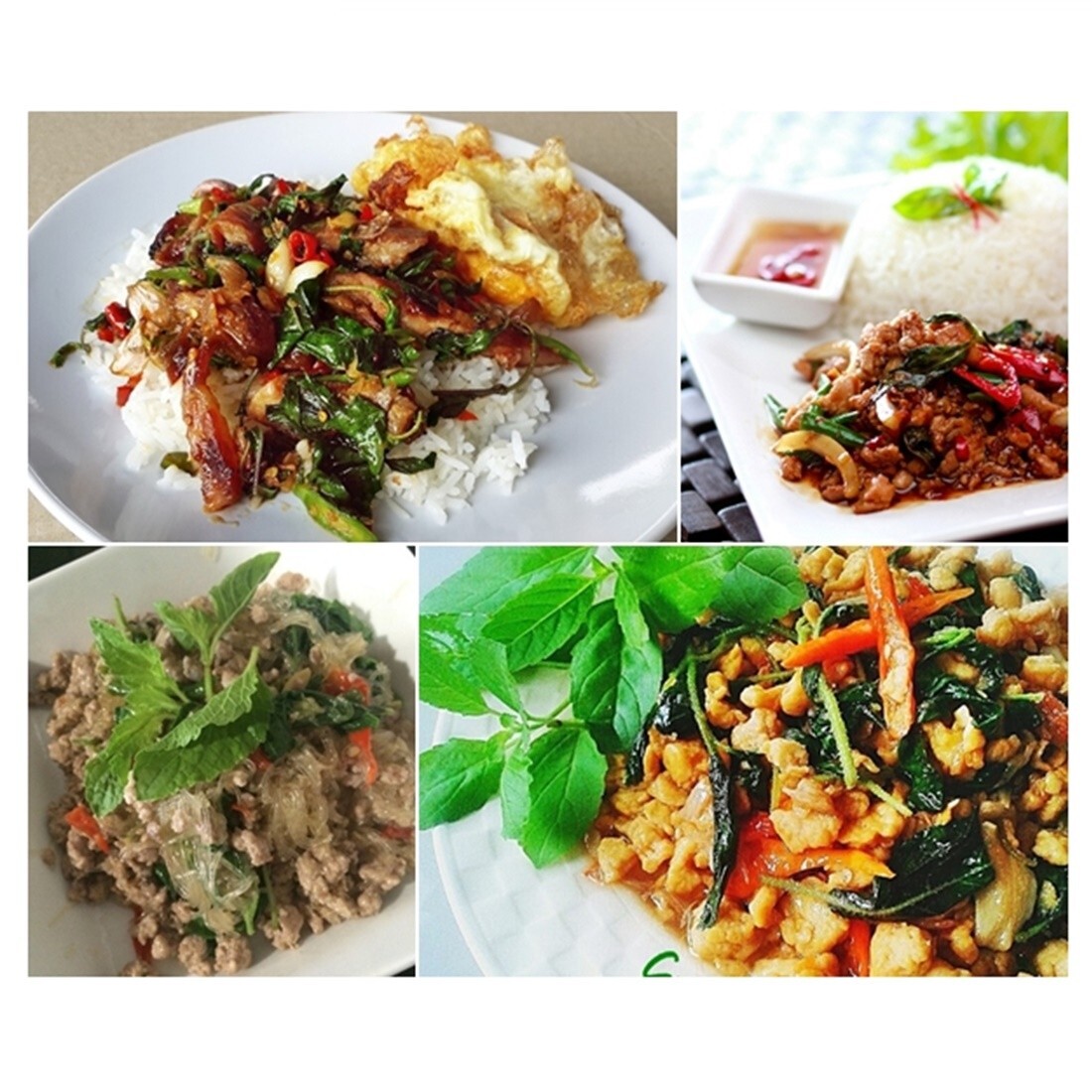 Rosdee Ka Prao Seasoning Powder Thai Basil Stir Fried Perfect Ingredients 5x 50