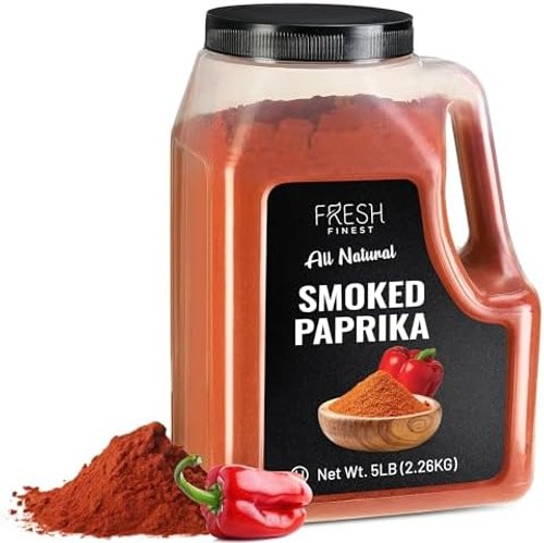 Fresh Finest Smoked Paprika Bulk 5 LB – Premium Ground Seasoning, Freshly Pac…