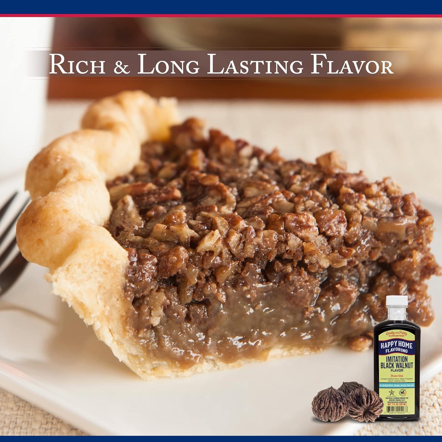 Happy Home Imitation Black Walnut Flavoring, Non-Alcoholic, Certified…
