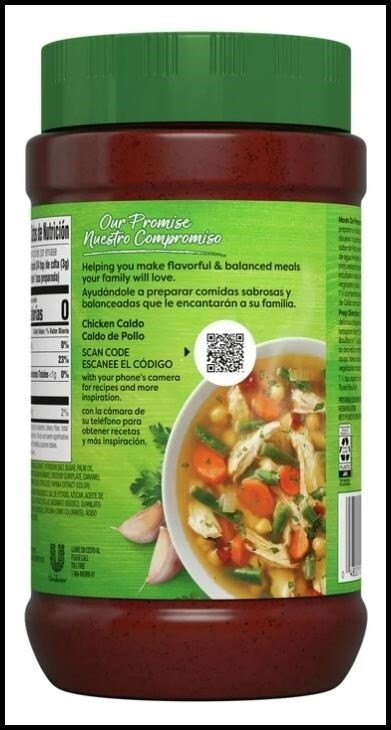 Knorr Shelf-Stable Granulated Chicken Flavor Bouillon , 2.0 lb Jar ( Pack of 1 )