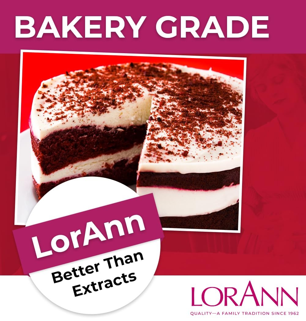 LorAnn Oils Red Velvet Bakery Emulsion: True Essence, Ideal for Boosting…