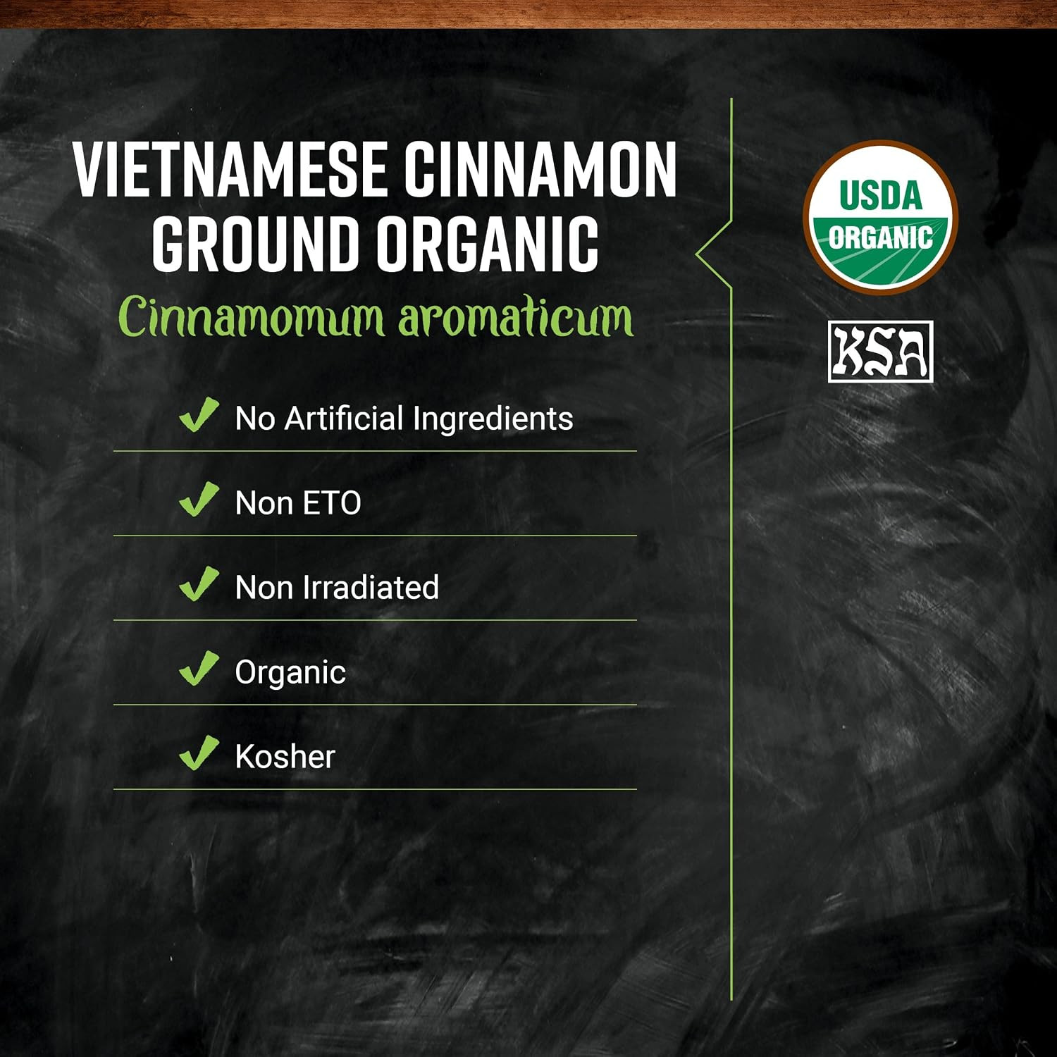 Frontier Organic Ground Vietnamese Cinnamon, 1-Pound Bulk, Premium Quality Cinna
