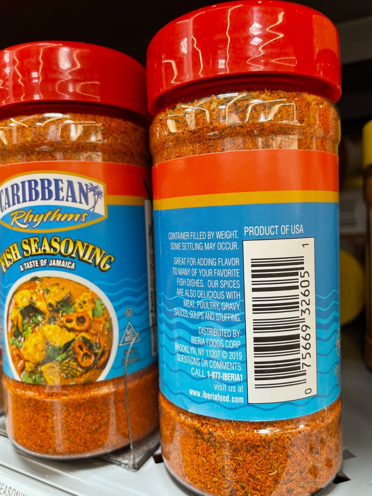 3-Pack Caribbean Rhythms Fish Seasoning, 4.5 oz Each – Caribbean Seafood Spice