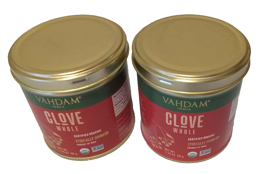 2 Pack VAHDAM, Organic Clove Whole (1.76oz) Gluten Free, Non GMO, Single Origin