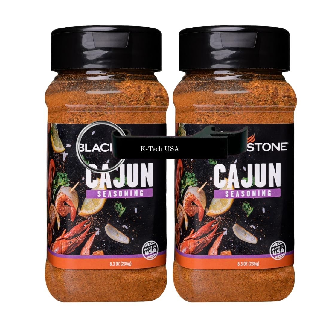 Blackstone Cajun Seasoning Blend 8.3 oz 2 Pack Savory Shrimp Spice Mix