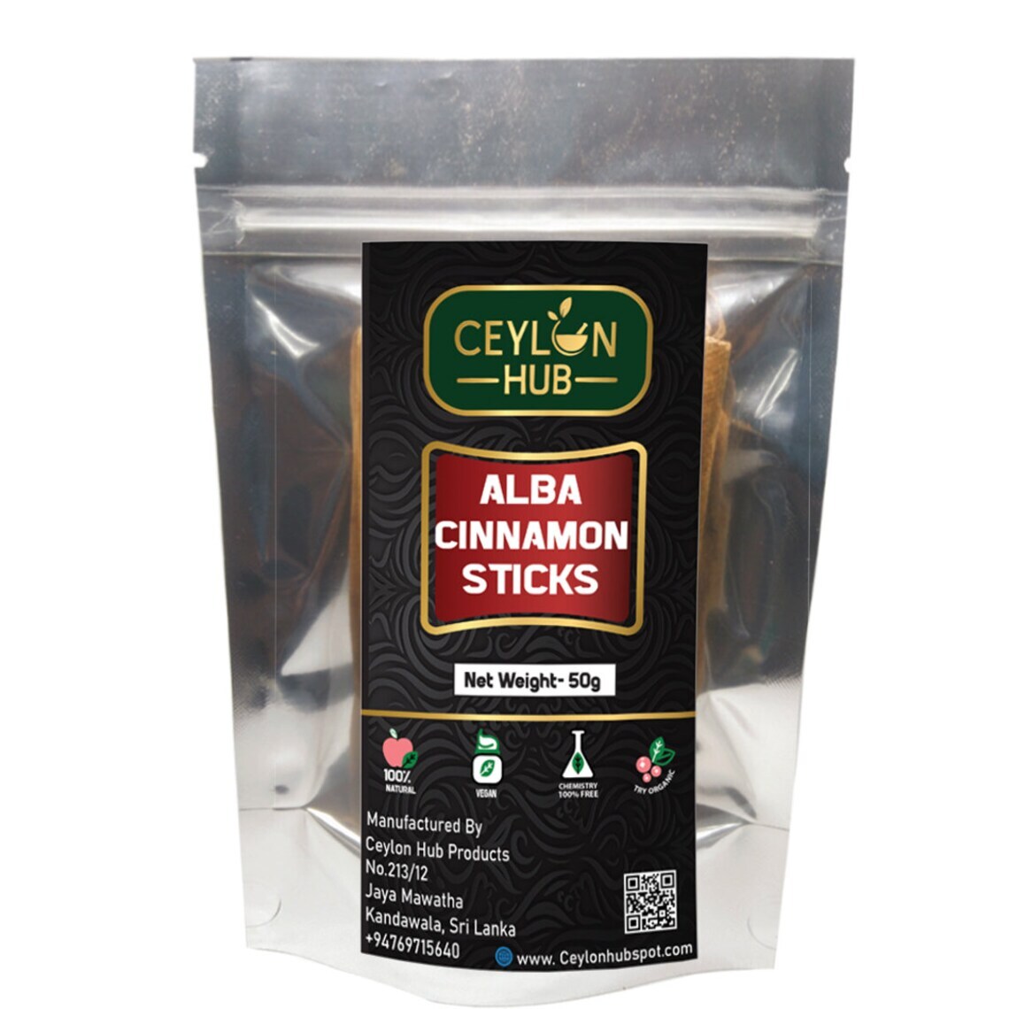 CEYLON’S FINEST TRUE ALBA CINNAMON | 4″ STICKS | CINNAMOMUM ZEYLANICUM (VERUM)