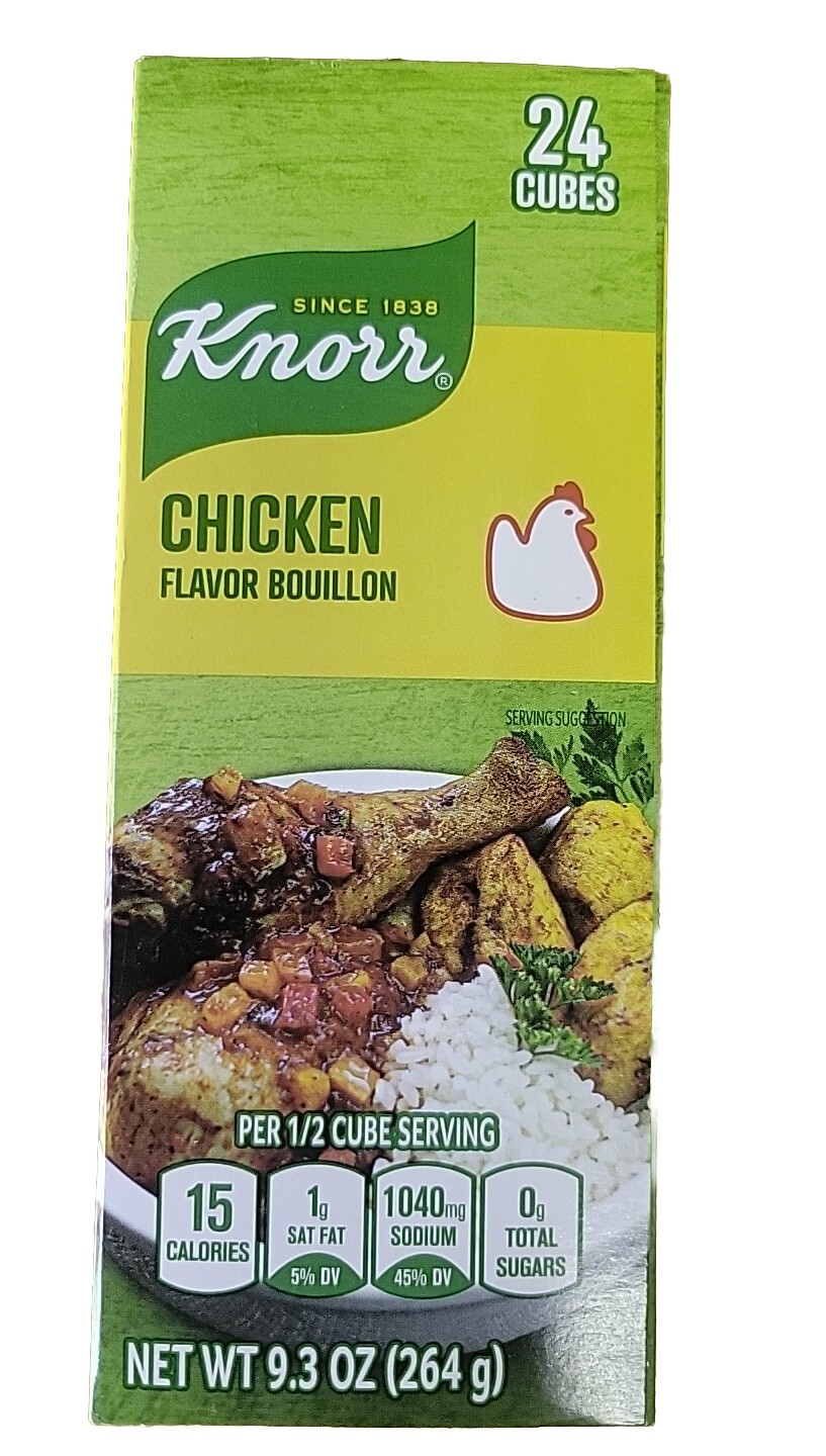Knorr Chicken Flavor Bouillon Cubes 24 Cubes Pack
