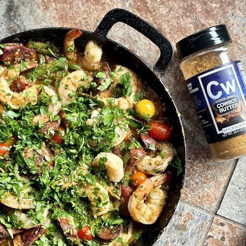 Bold Cowboy Butter Seasoning – Garlic, Smoked Paprika & Mustard Blend – 10.4 oz
