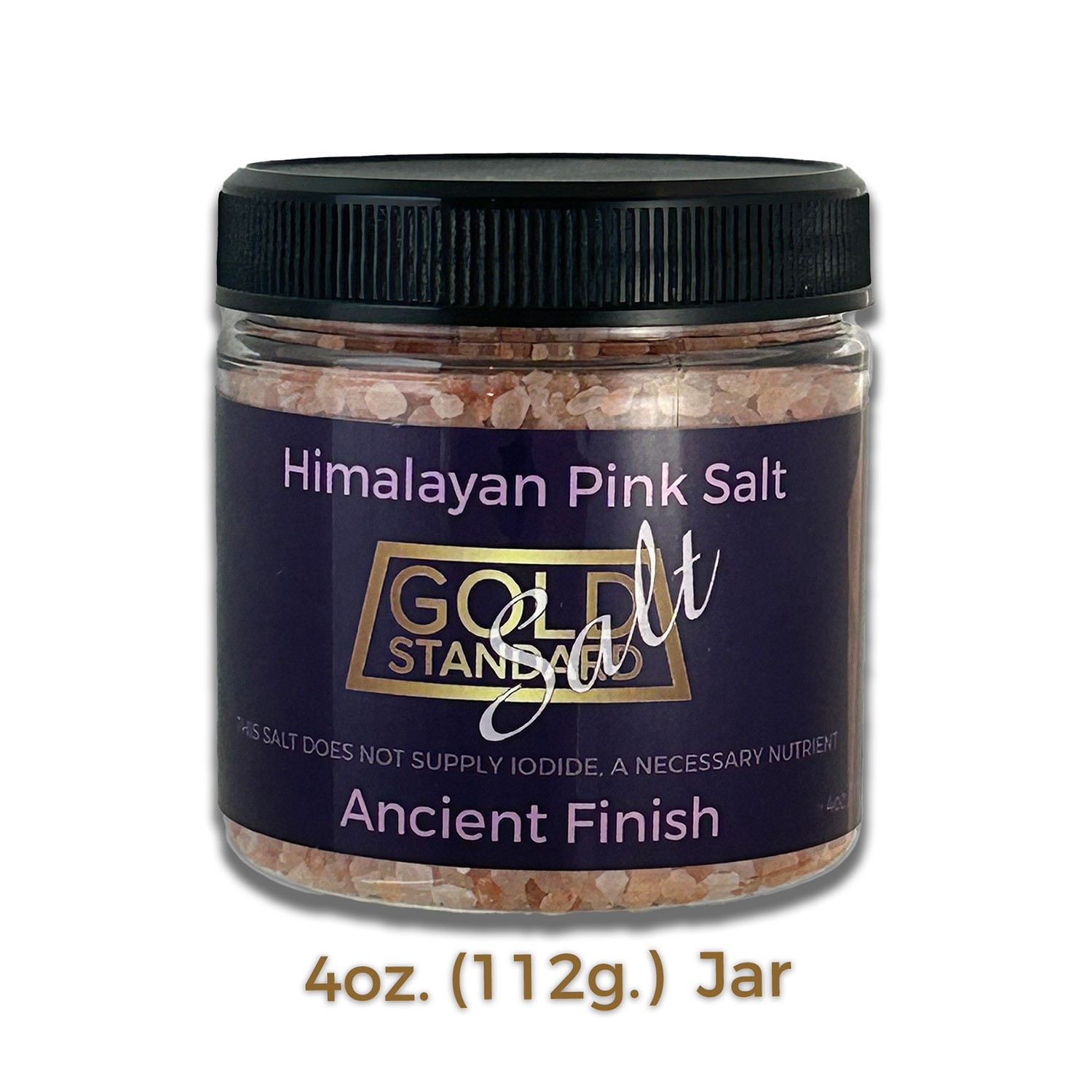 Himalayan Pink Salt, Medium Grain 4oz Jar – USE AS IS OR IN A GRINDER