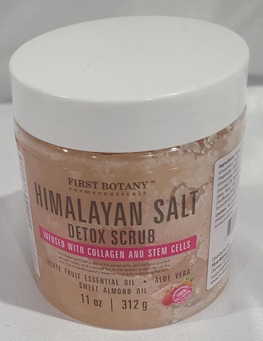 First Botany Body & Face Scrub – Natural Exfoliating Salt Scrub & Souffle 11oz