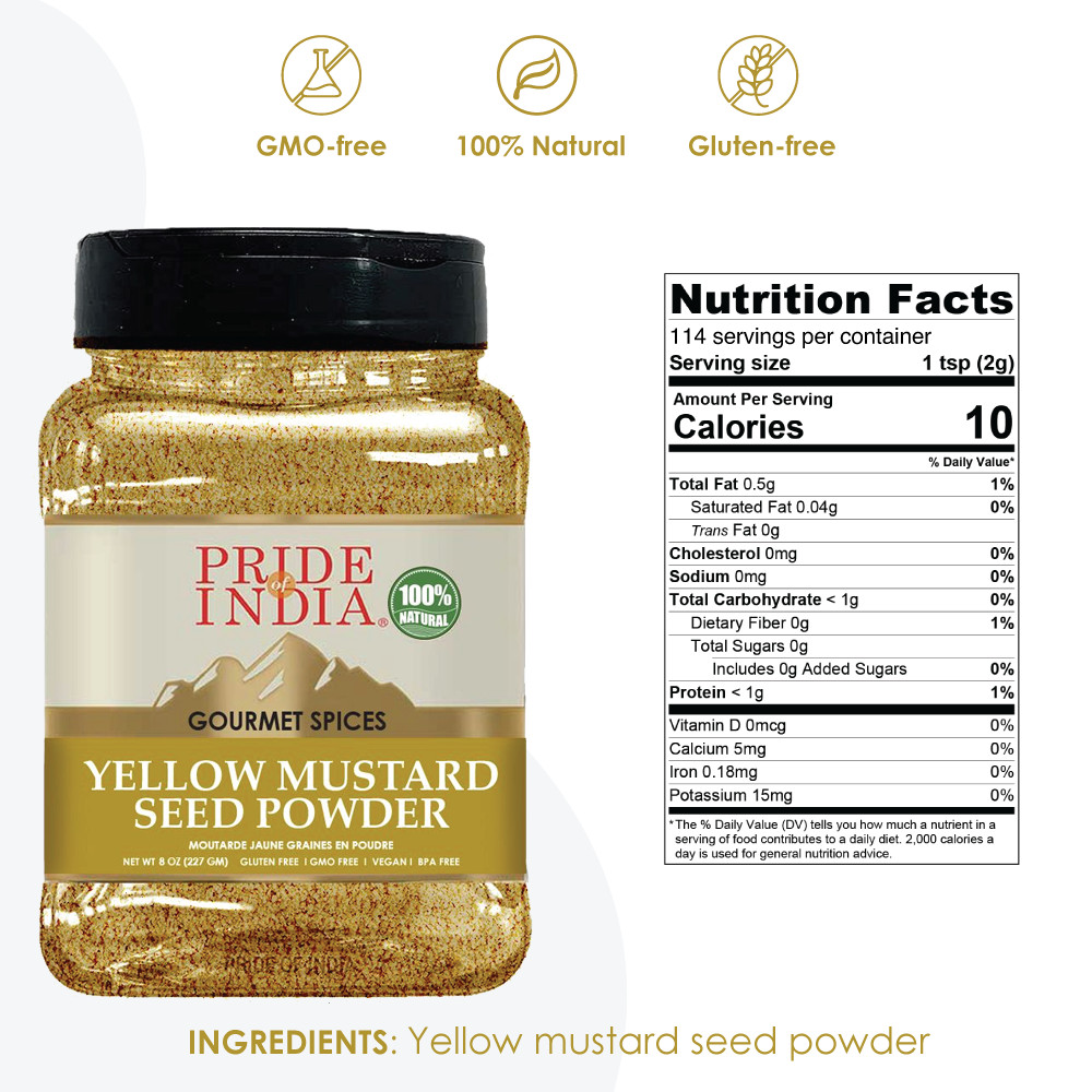 Gourmet Yellow Mustard Seed Ground