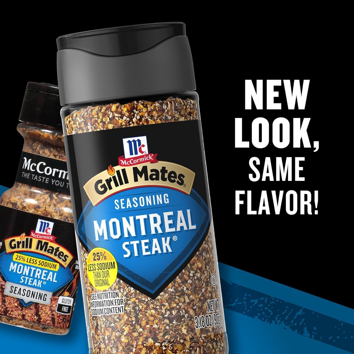 Reduced Salt Montreal Steak Seasoning 3.18 oz Perfect for Grilling