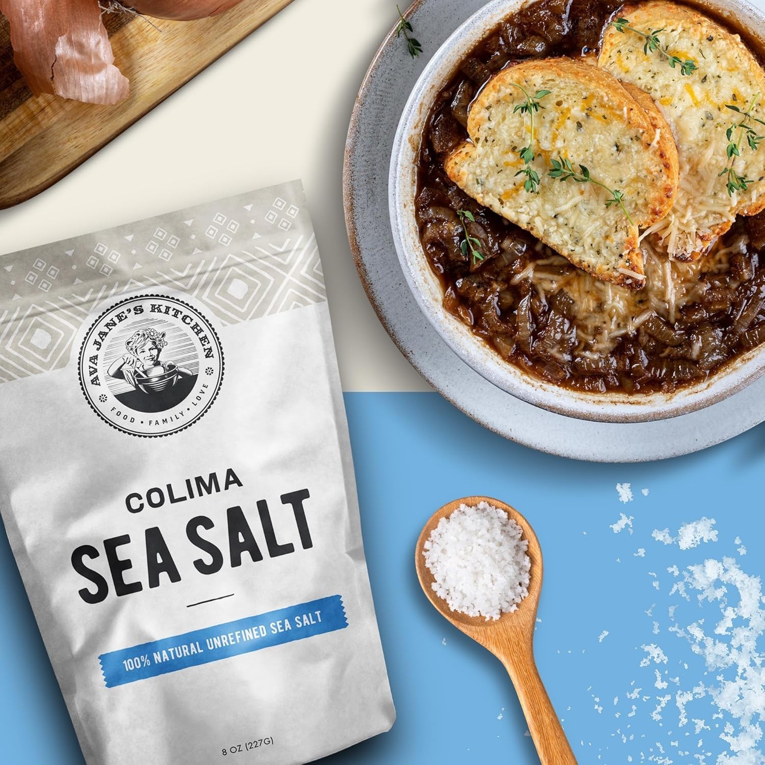 Ava Jane’s Kitchen – Colima Coarse Sea Salt – 100% Unrefined, Natural, and Hand-