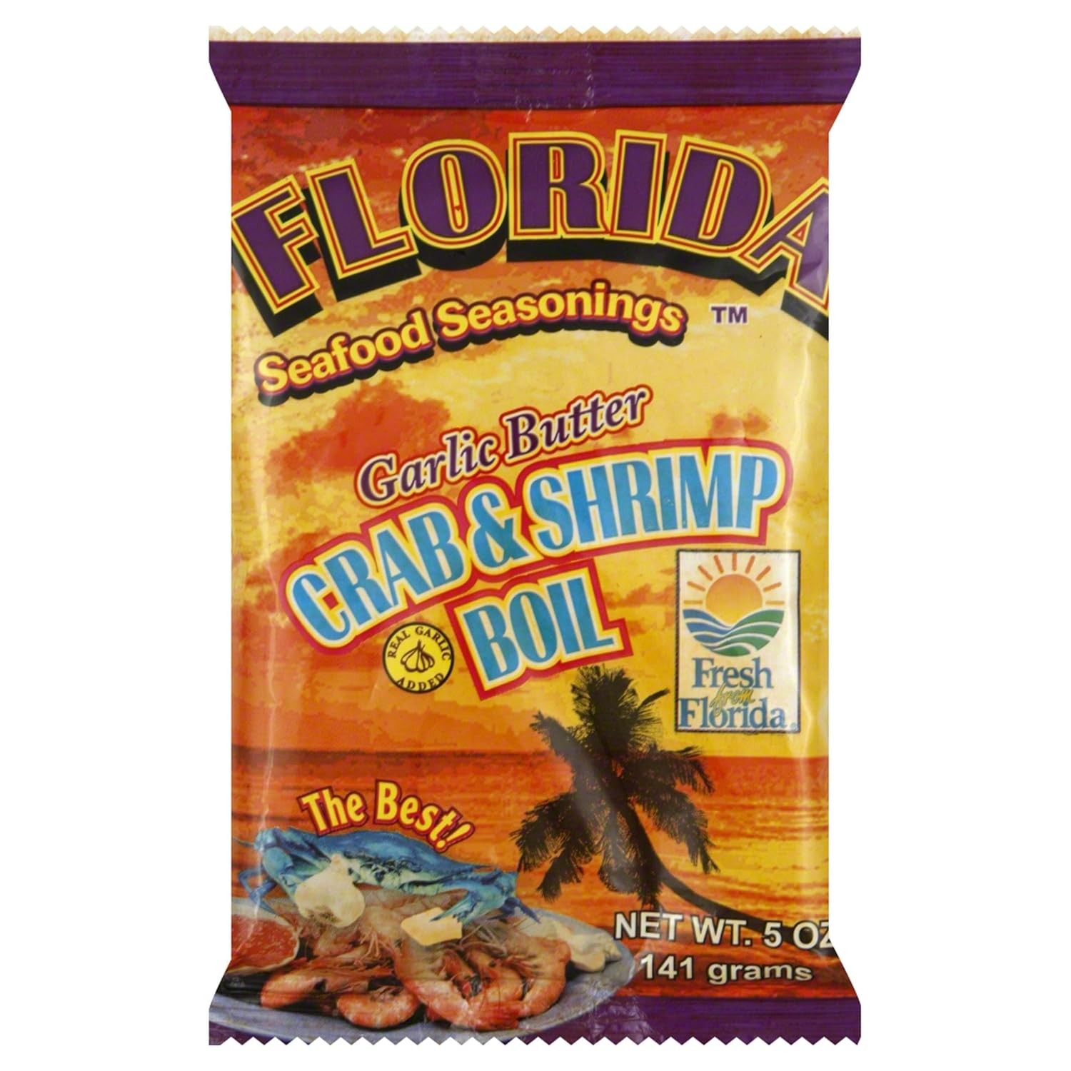 Florida Seafood Sizzling Crab & Shrimp Boil 5.0 oz (Pack of 24)