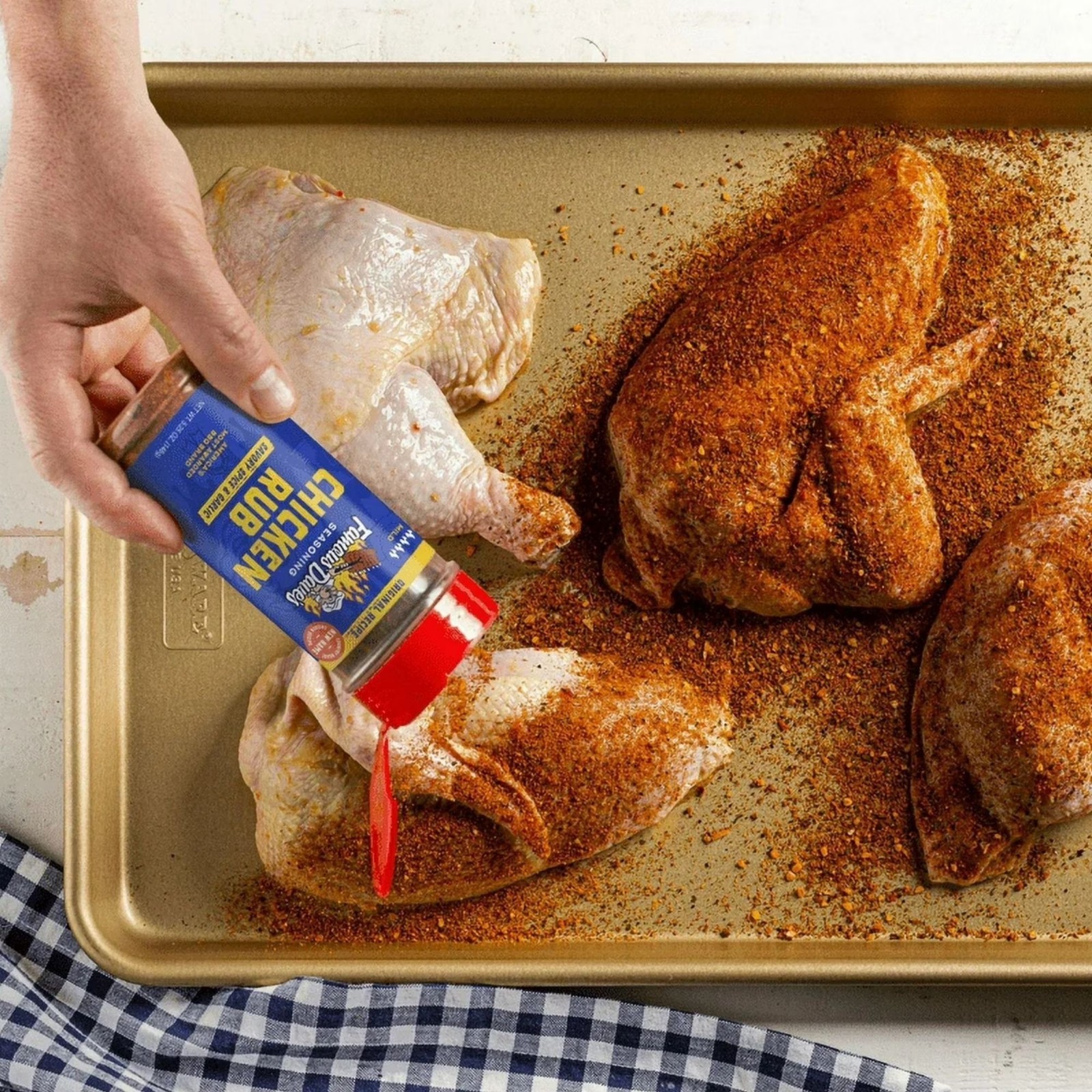 Famous Dave’s Chicken Rub Seasoning Savory Spice & Garlic 5.25 oz Pack of 3