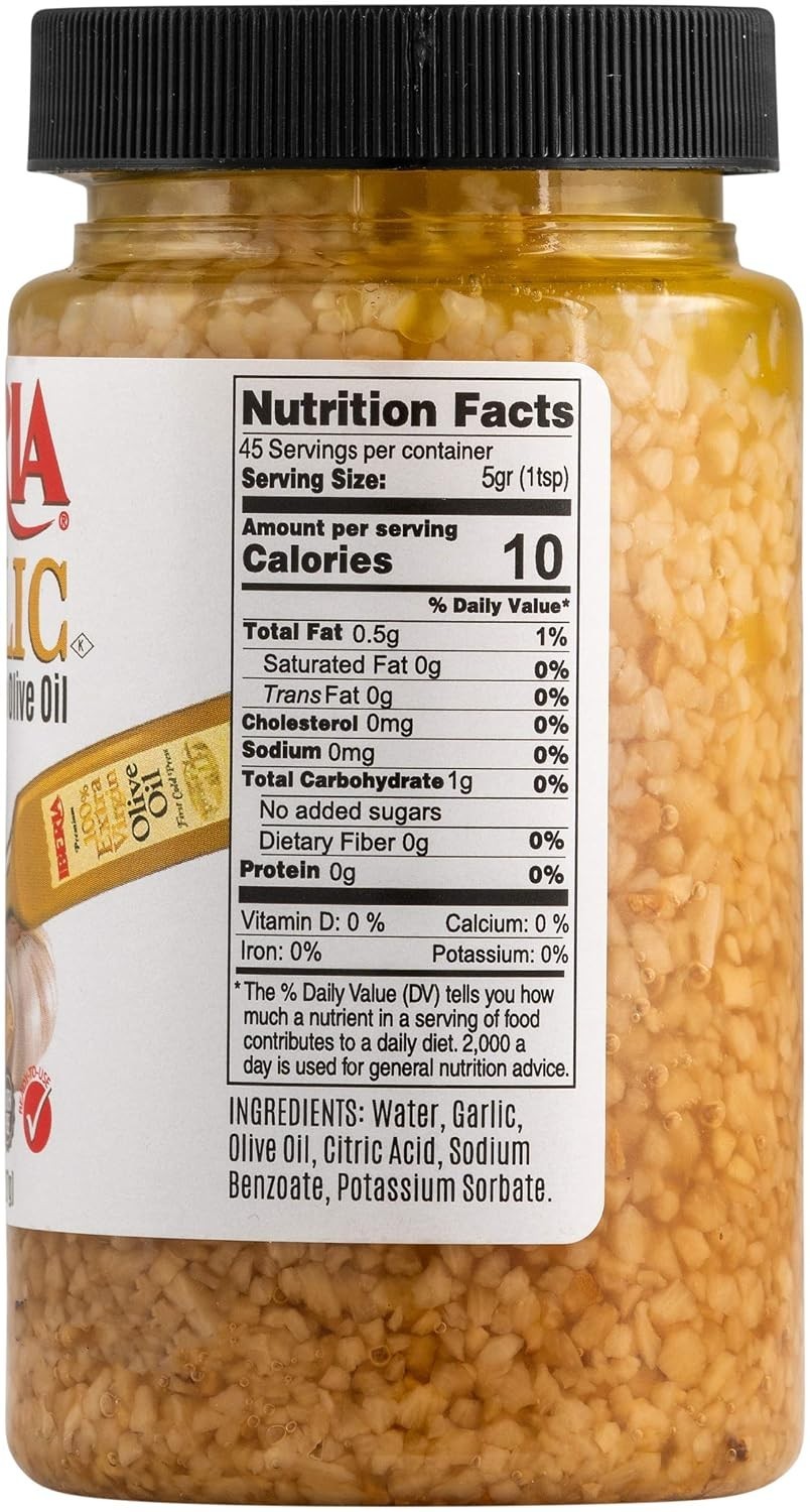 Garlic Infused Olive Oil, 8oz Pack of 4