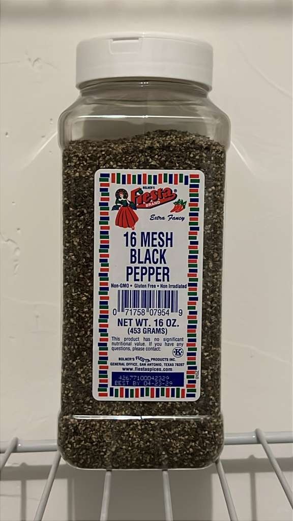 Bolner’s Fiesta 16 Mesh Black Pepper 16 oz BBQ Brisket Rub Texa