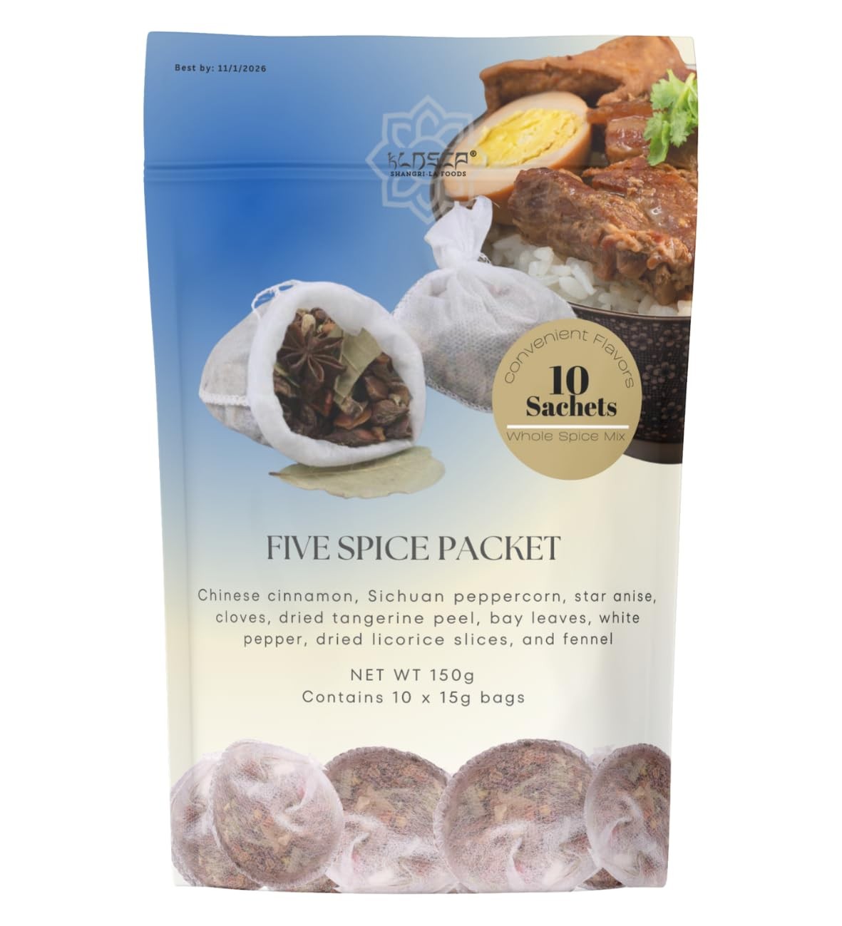 KLDSCP Pho Bac Spice Seasoning (10 Packs)- Gia Vi 0.5 Ounce (Pack of 10)