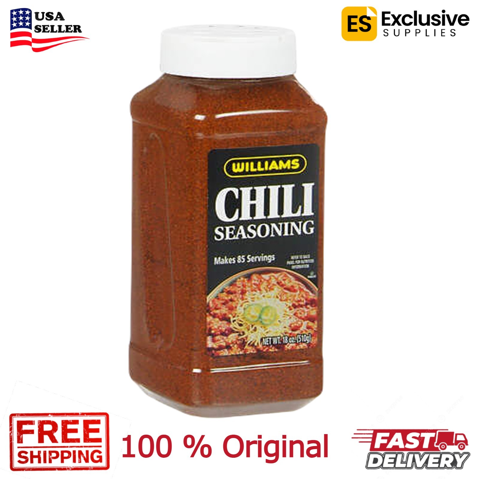 Williams Chili Seasoning 18oz – FREE SHIPPING