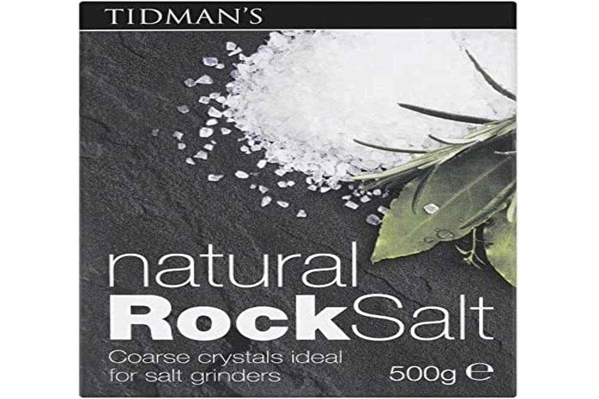 Maldon Coarse Rock Salt 17.5 Ounce Natural White Salt for Grinders 500g