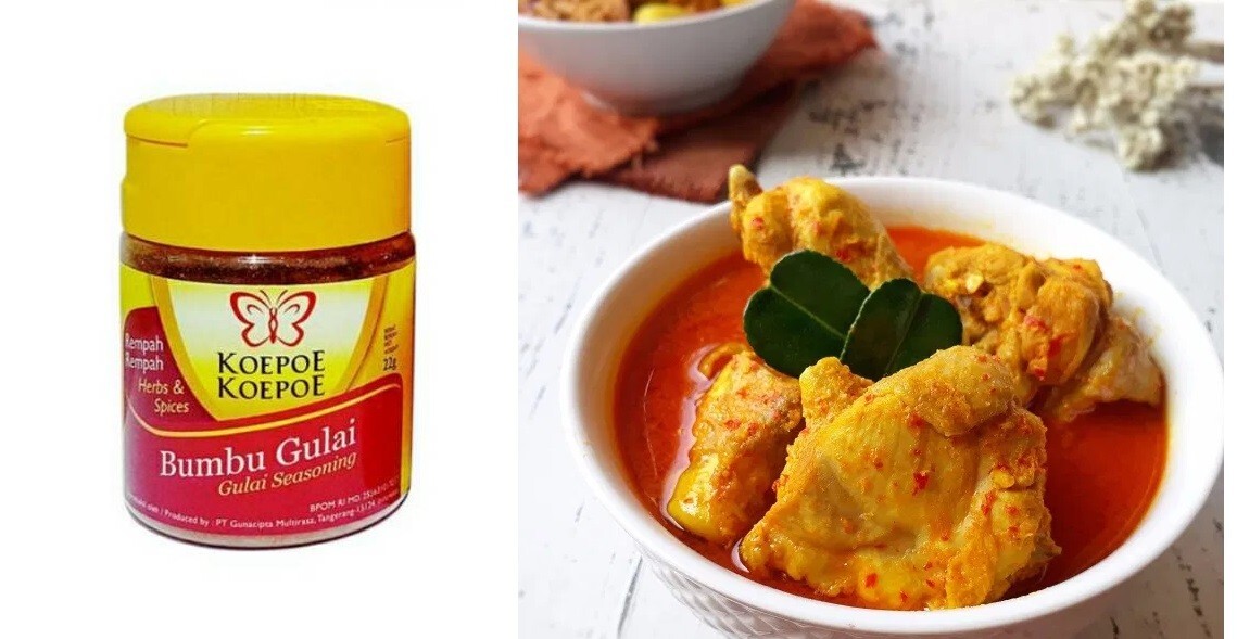 Koepoe Koepoe, Rempah Rempah, Bumbu Gulai, Gulai Seasoning, 22g (Pack of 1)