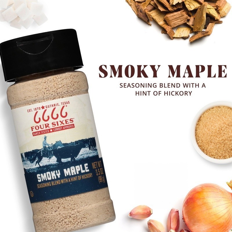 Smoky Maple Seasoning Blend Texas Style Spice 6.7 oz Shaker Bold Flavors Cooking