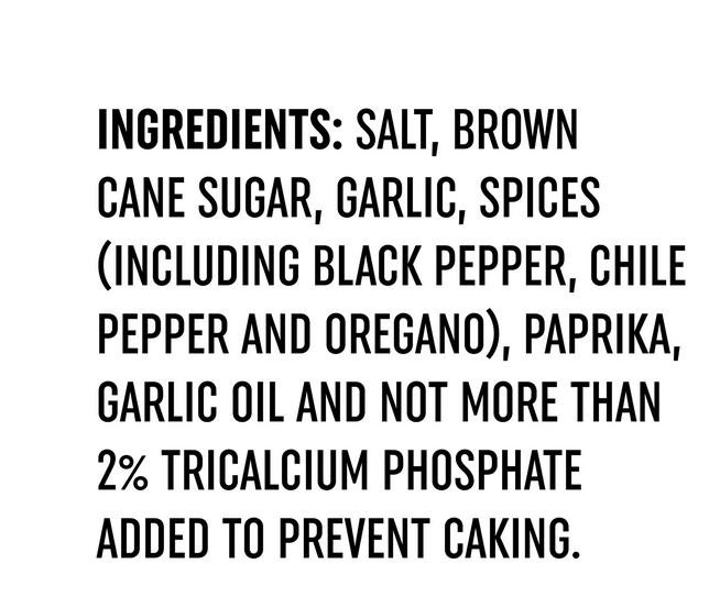 All-Purpose BBQ Seasoning Garlic Rub Meat Spice Blend Gluten Free MSG Free New