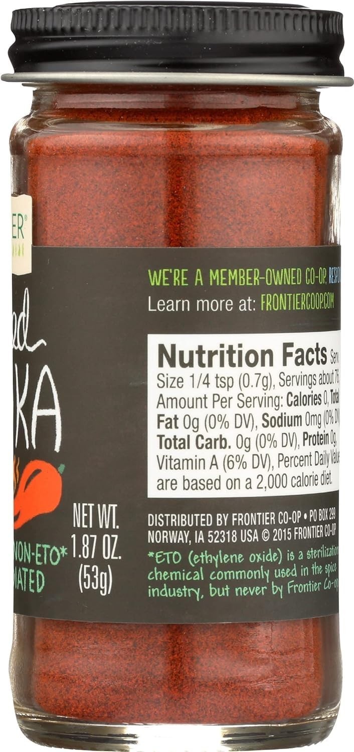 All-Natural Smoked Ground Paprika 1.87 oz – Perfect for Meats, Soups, and Dips