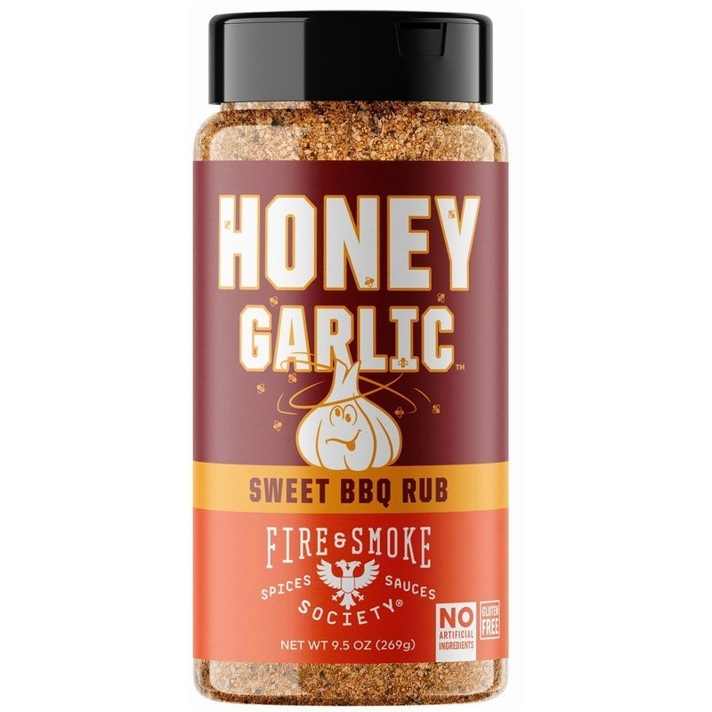 BBQ Honey Garlic Seasoning Rub Pork Chicken Turkey Smoked Grilling Flavor New