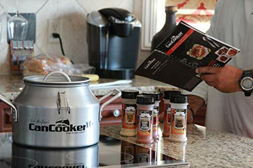 CAN COOKER SEASONING All Natural Spices Sampler Pack Square 5-Pc CANCOOKER INC