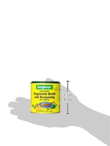 Seitenbacher Vegetarian Vegetable Broth and Seasoning 5-Ounce Cans Pack of 6