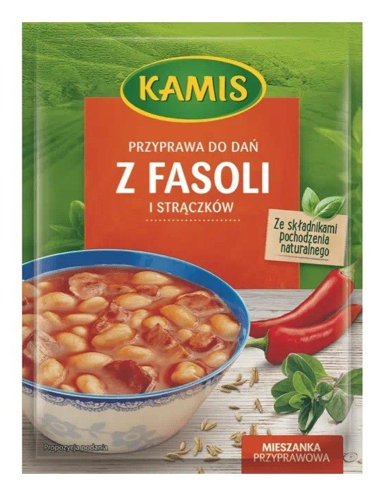 5 x KAMIS Seasoning for Bean Dishes – Packed 5 x 20g
