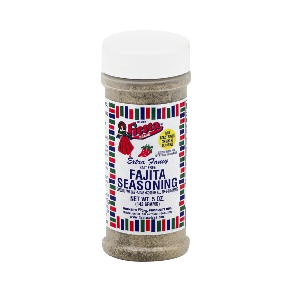 Bolner’s Fiesta Brand Extra Fancy Salt Free Fajita Seasoning