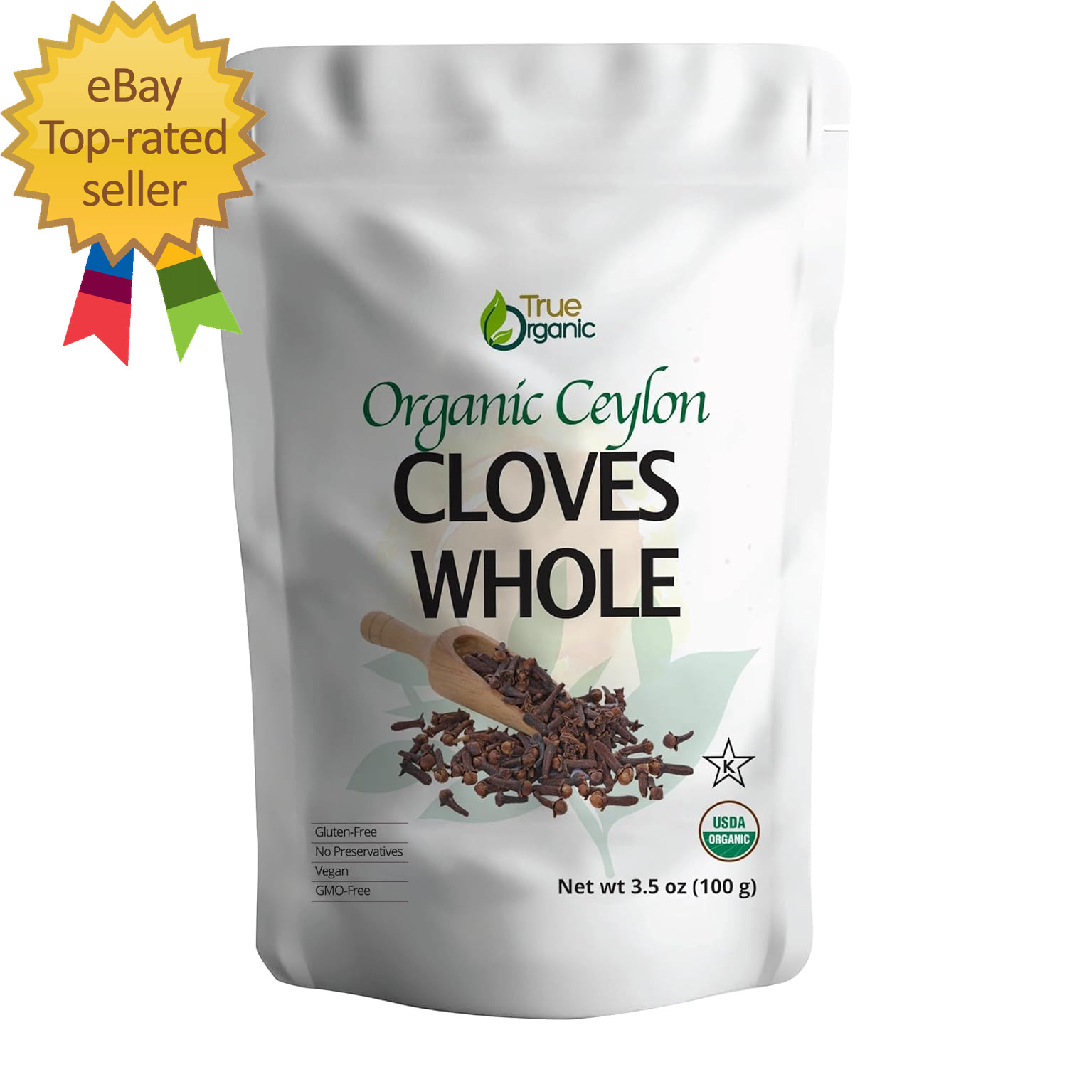 Ceylon Cloves Whole 3.5 Ounces Premium Quality USDA Organic & Kosher Certified