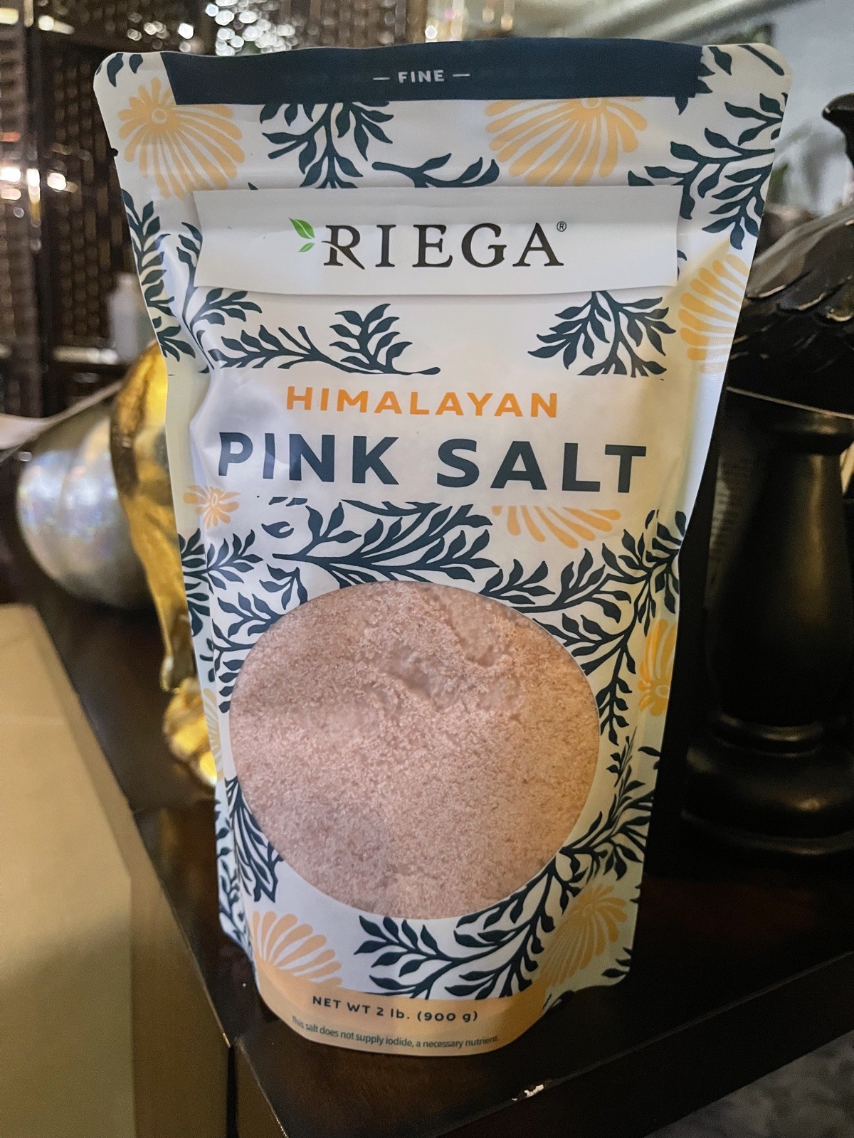 Riega Himalayan Salt 2 pounds (900 g) new resealable bag
