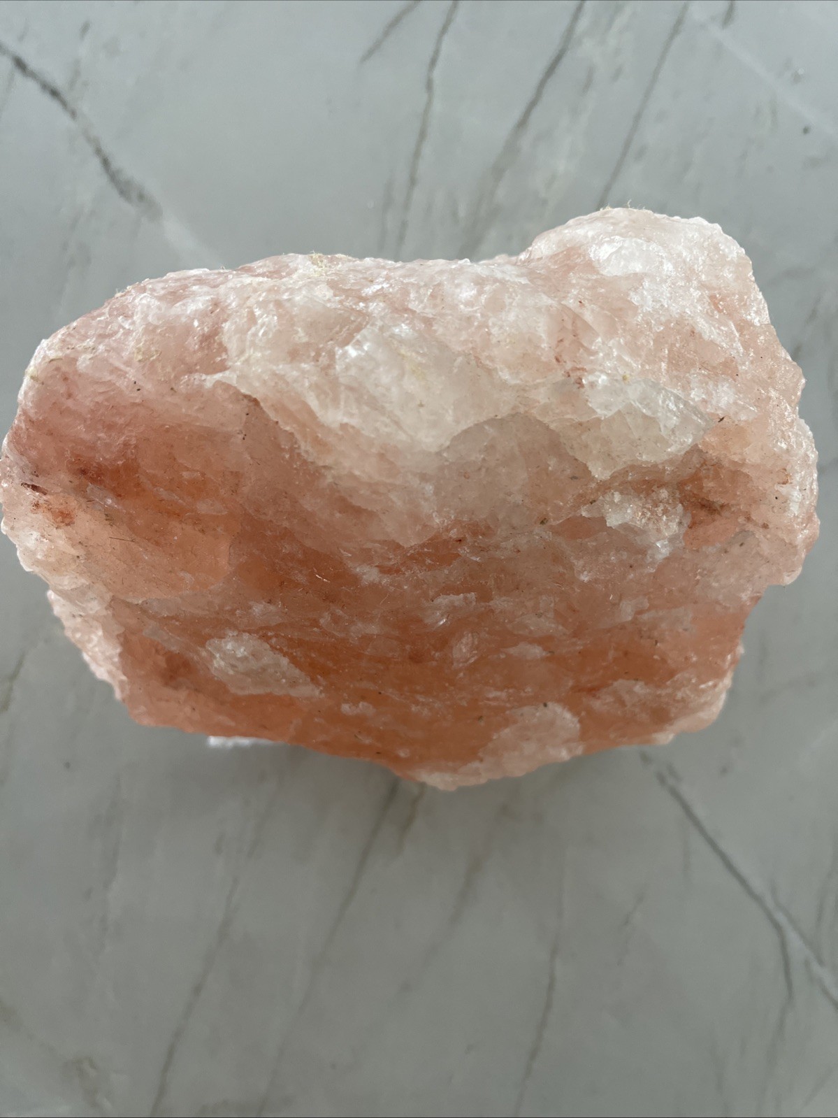 Solid pink himalayan salt rock, Over 18lbs! Never Used, Stored In A Dry Enviro