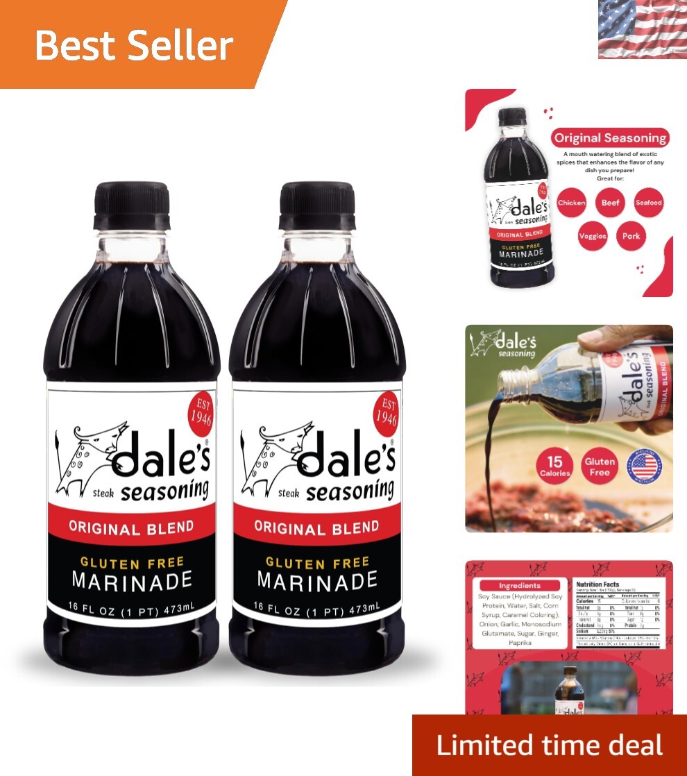 Savory Gluten-Free Spice Blend by Dale’s | 16 oz Bottles – Instant Flavor