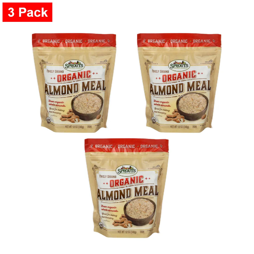 Sprouts Organic Almond Meal 12 oz – 3 Packs