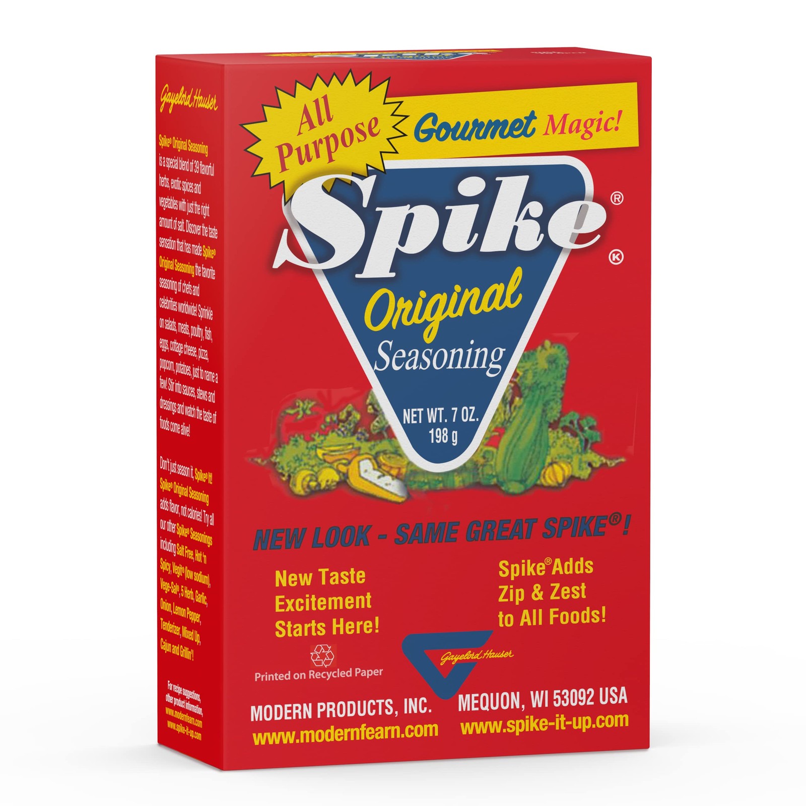 Spike Original All-Purpose Seasoning Salt, Herb, Veggie & Spice Blend – MSG-Free