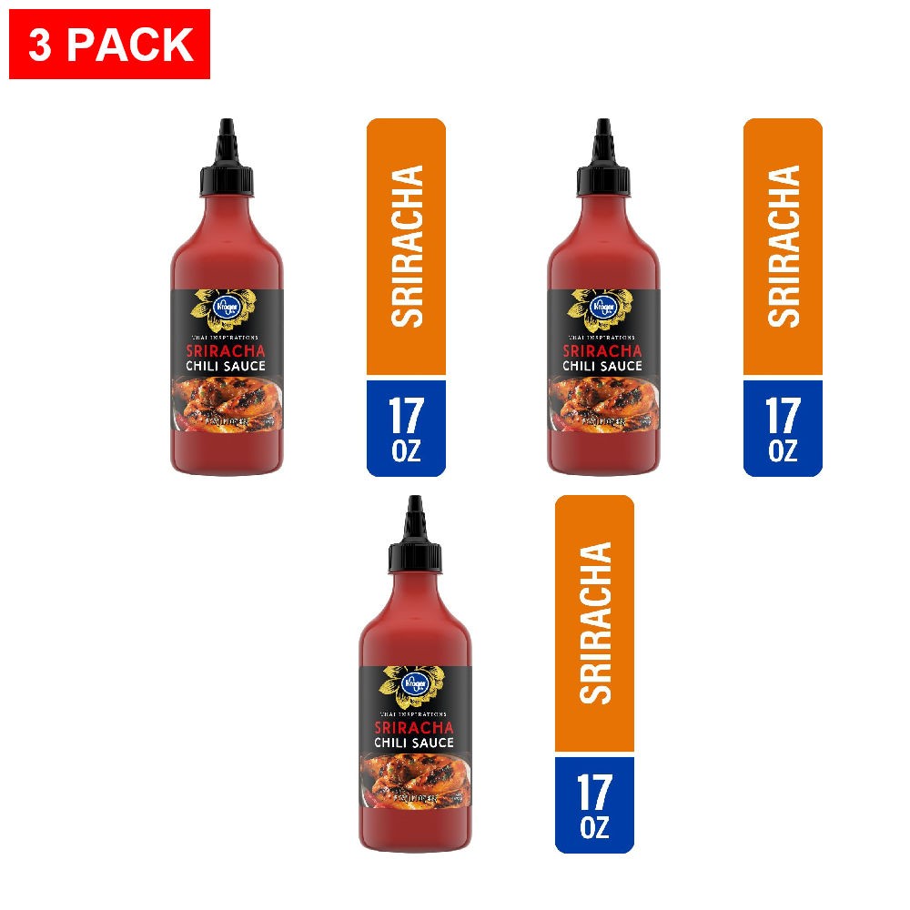 Kroger Sriracha Sauce 17 oz – Pack of 3