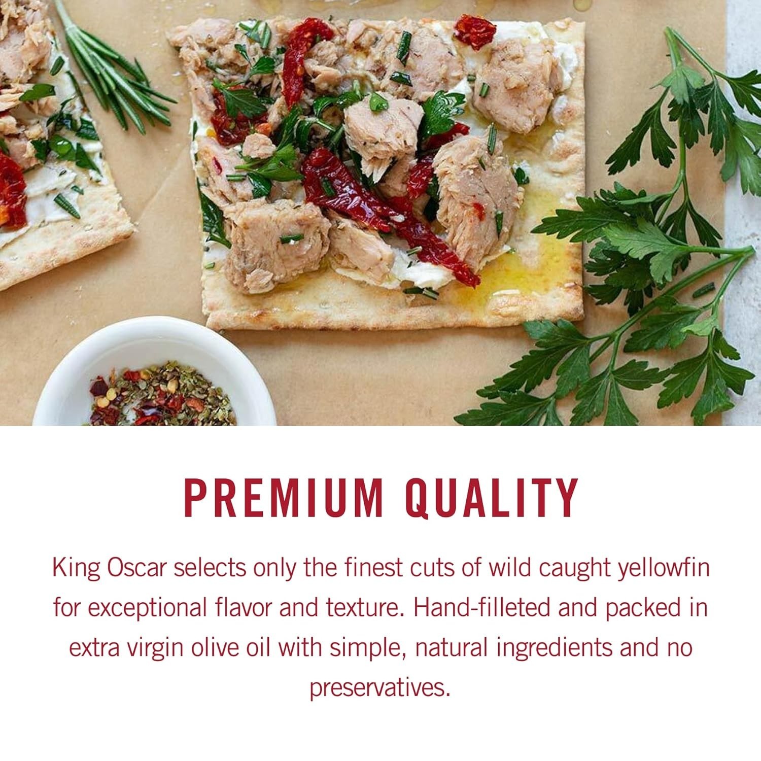 Yellowfin Tuna in Extra Virgin Olive Oil, 5 Ounce Cans (Pack of 6), Wild Caught