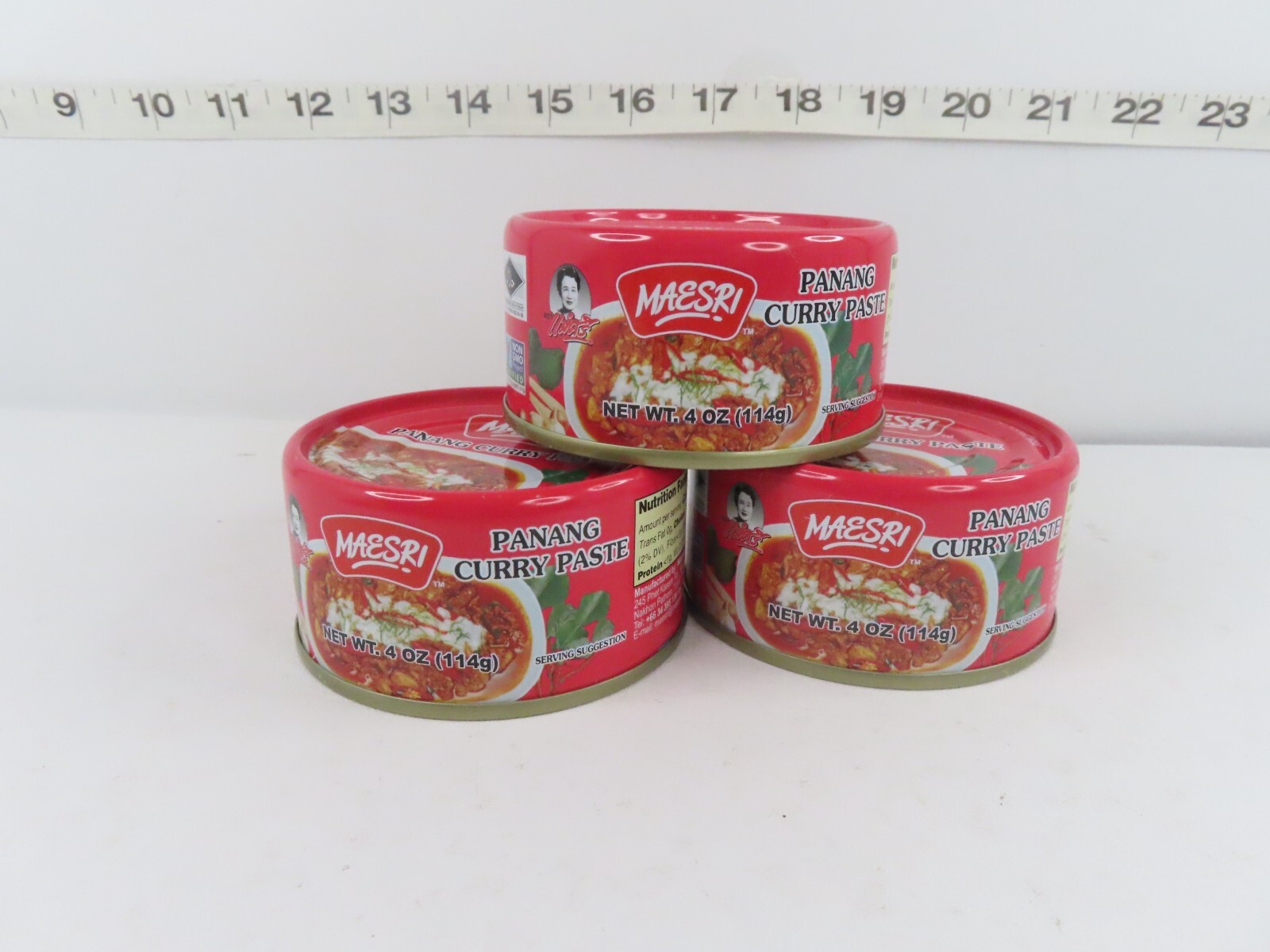 (3-PACK) MAESRI THAI PANANG CURRY PASTE 4 OZ / 114 G **FREE SHIPPING**