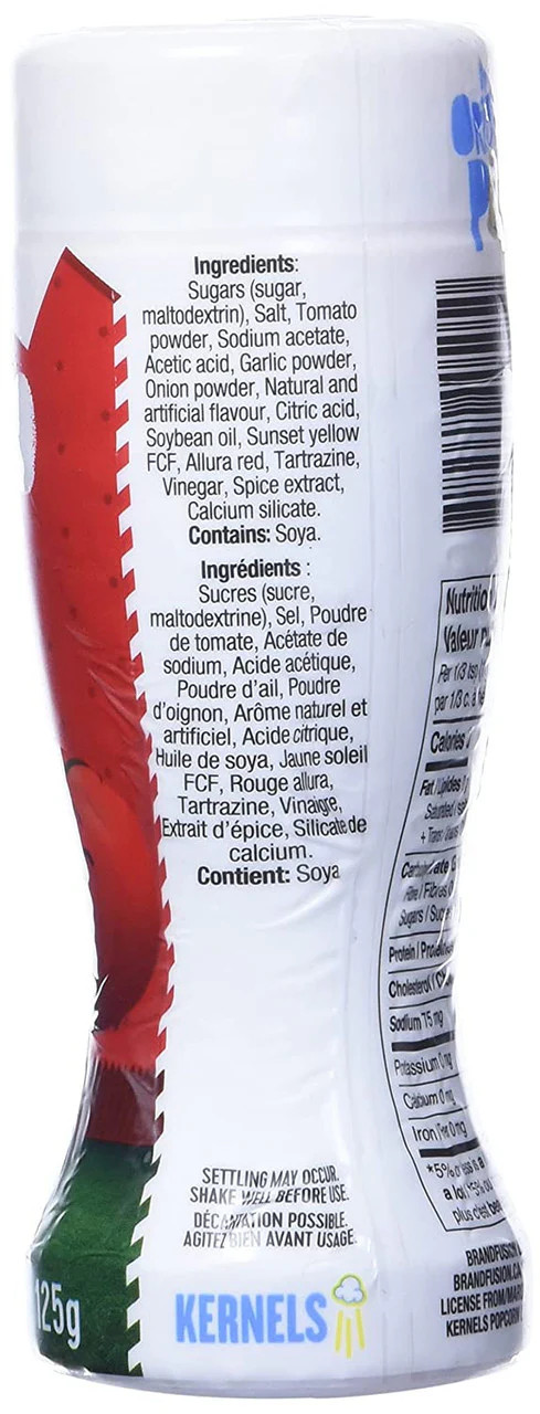 Kernels Ketchup Popcorn Seasoning, 125g (4 Pack)