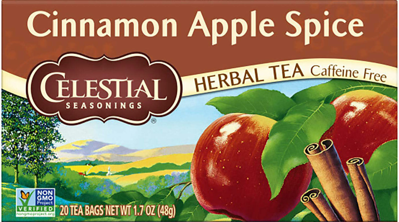 Celestial Seasonings Cinnamon Apple Spice Herbal Tea – 20 tea bags