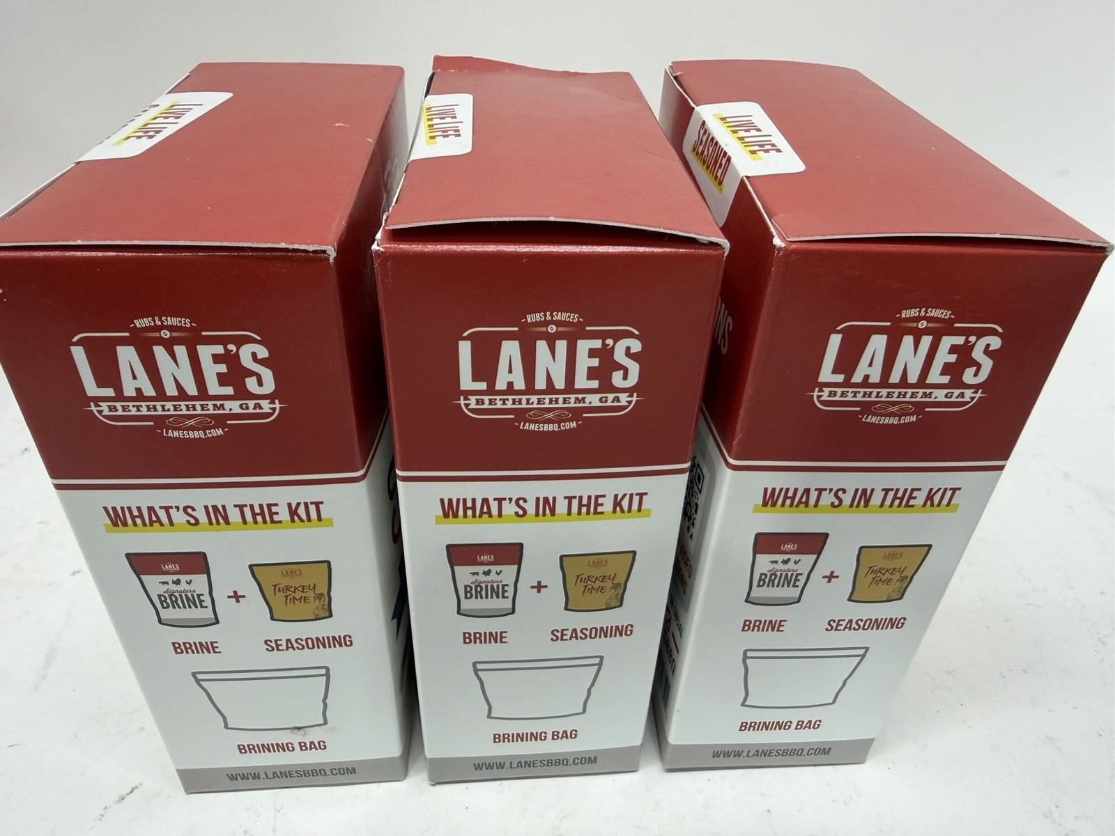 3-PACK Lane’s Turkey Kit Brine & Seasoning Mix Gluten-Free No Fillers