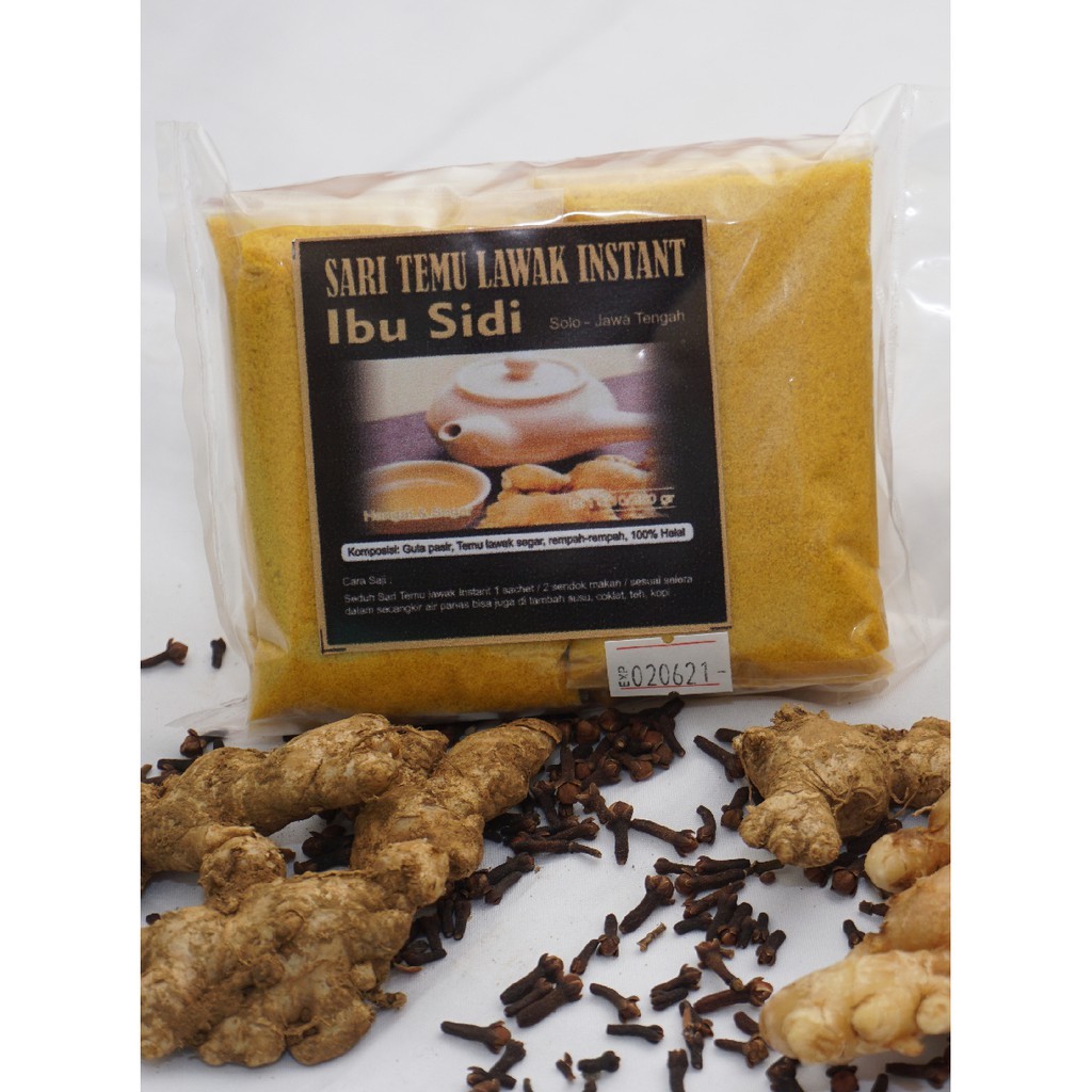 Instant Temulawak Drink Mix 250g Sweetened Herbal Beverage Powder Blend artisan