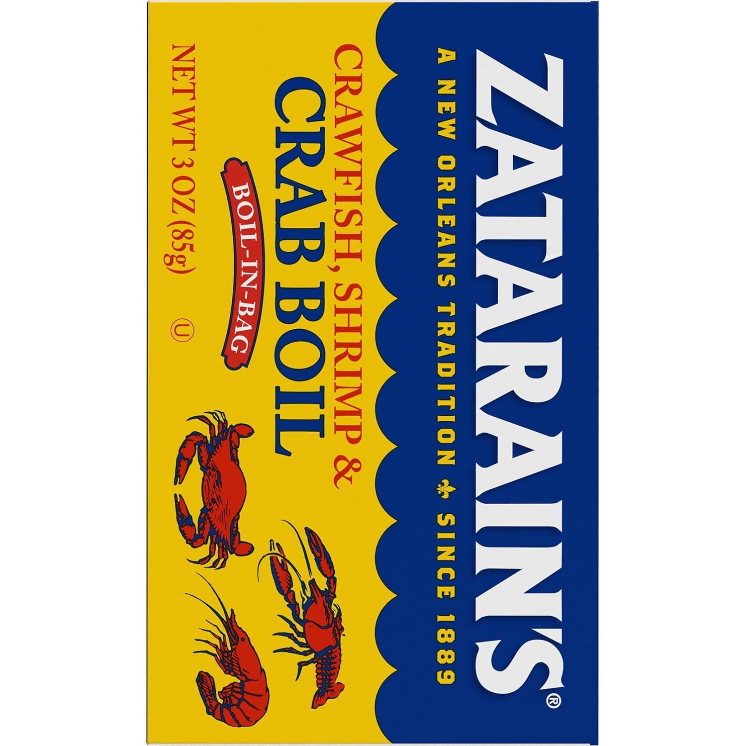 Elevate Your Seafood: New Orleans Crawfish, Shrimp & Crab Boil, 3 oz Pack of 6